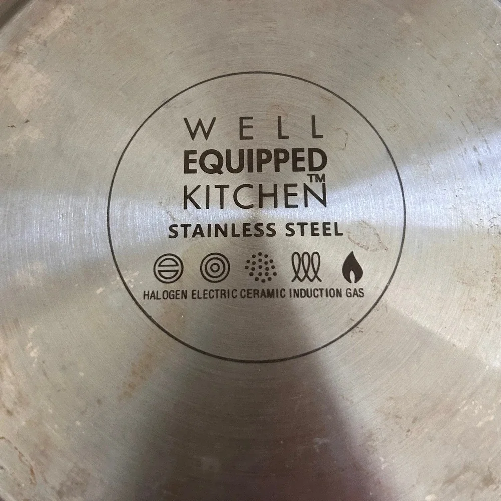 Well Equipped Kitchen‎ Stainless Steel Whistling Tea Kettle Wood Grain Handle